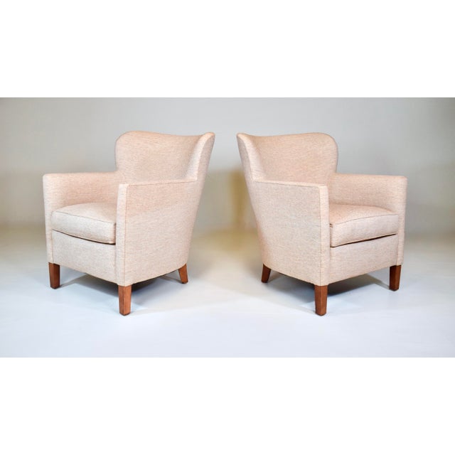 Modern Lee Industries Accent Club Chairs Model 1367-01, Pair For Sale - Image 3 of 12