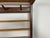 Brown Mid-Century Modern European Wooden Wall Coat Rack with Hat Shelf, 1950s For Sale - Image 8 of 12