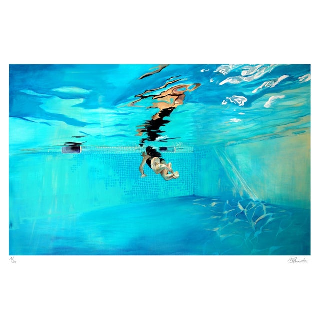 Maude Ovize, Aquatic Sensation, 2025, Silkscreen For Sale - Image 5 of 5