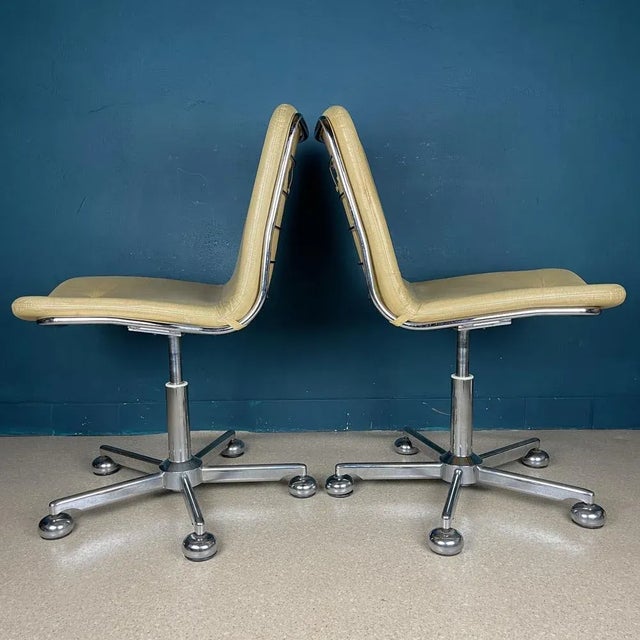 Set of Vintage Italian Desk Chairs, Italy, 1970s For Sale - Image 6 of 13