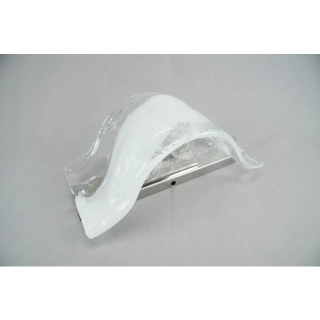Mid-Century Modern Large Murano Glass Sconce from Vetri Murano, 1960s For Sale - Image 3 of 12