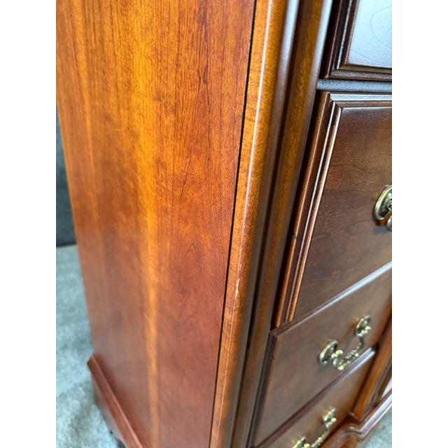 Monumental Lane Cherry 18-Drawer Chest of Drawers For Sale - Image 10 of 16
