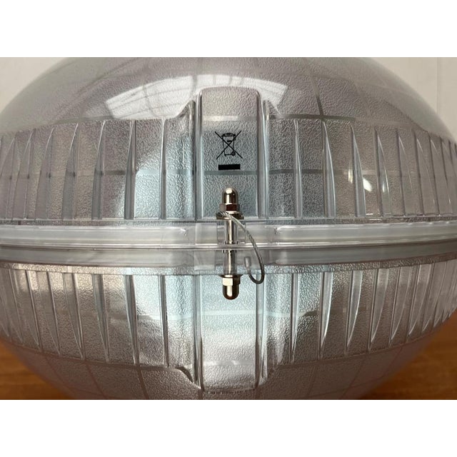 Metal Italian Model Gem Pendant Light by Paul Andreu for Guzzini For Sale - Image 7 of 18