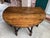 Antique English Wake Dining Table Drop Leaf Barley Twist Jacobean Oak Console For Sale - Image 15 of 18