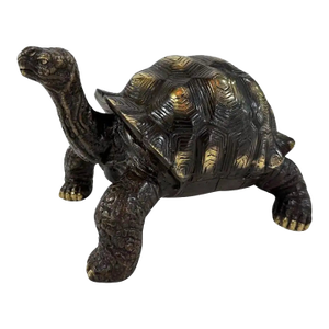 Cast Bronze Tortoise Sculpture