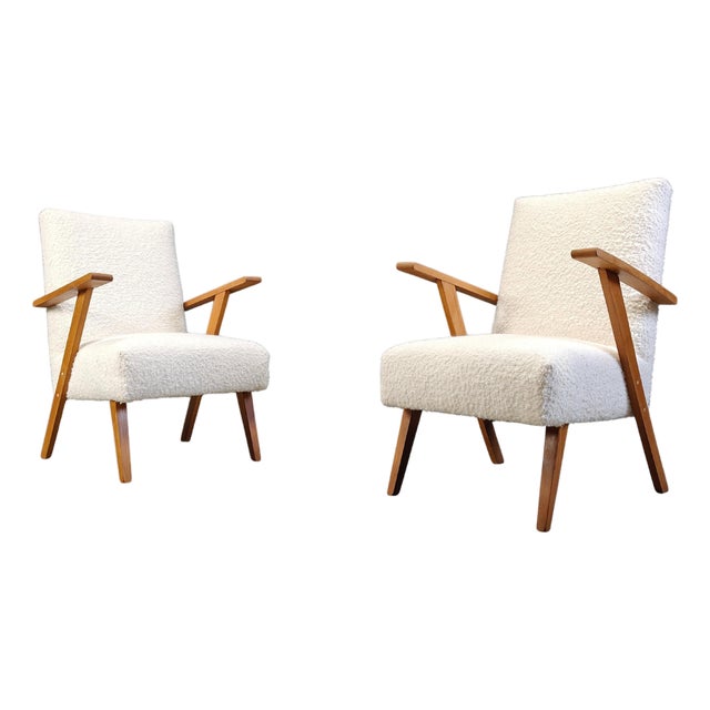Mid-Century Dutch Armchairs, 1960s, Set of 2 For Sale