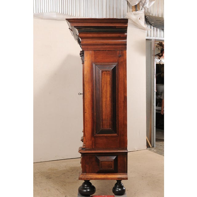 18th C. Period Baroque Swedish Kas Cabinet For Sale - Image 9 of 11