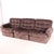 Brown Fabric Modular Sofa, 1980s, Set of 3 For Sale - Image 9 of 16