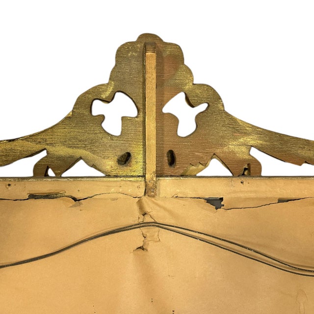 Carved Giltwood Mirror, Rope and Tassels, 20th Century For Sale - Image 11 of 11