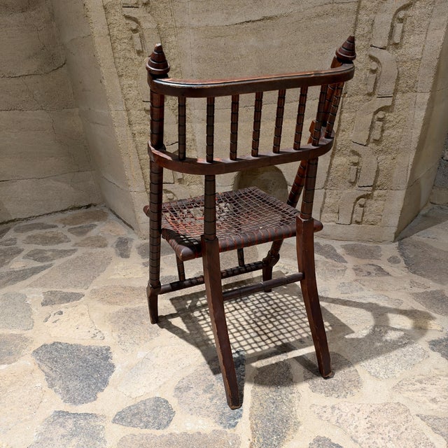 Late 20th Century Aesthetic Movement Side Chair George Jakob Hunzinger. Late 1800s For Sale - Image 5 of 12