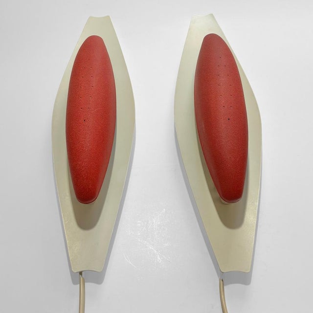 1950s Modernist Model 8787 Wall Lamps from Böhlmarks, Sweden, 1950s, Set of 2 For Sale - Image 5 of 11