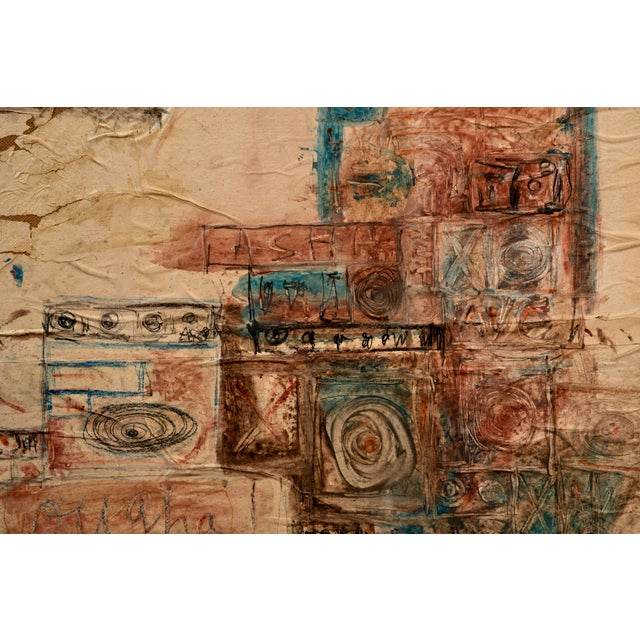 Guy Harloff, Abstract Composition, 1954, Pastel on Paper For Sale - Image 4 of 9