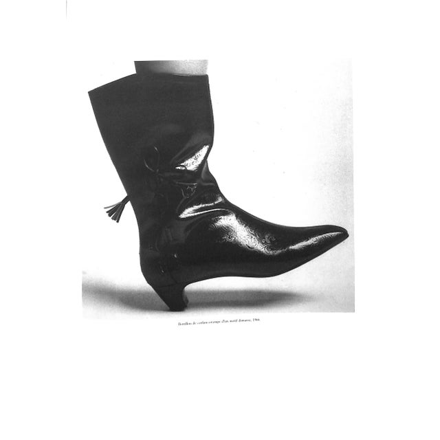 Traditional "Vivier" 1991 Provoyeur, Pierre W/ Pen Shoe Sketch by Roger Vivier (Signed) For Sale - Image 3 of 12