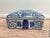 Chinoiserie Late 20th Century Chinoiserie Vintage Blue & White Lidded Box For Sale - Image 3 of 4