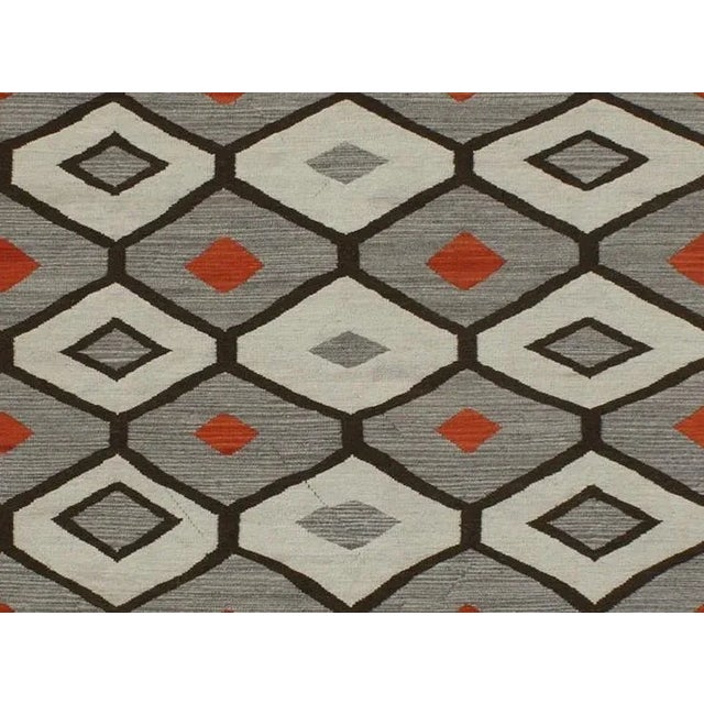 Handwoven Traditional Design Kilim Rug - 9′2″ × 12′ For Sale - Image 4 of 5