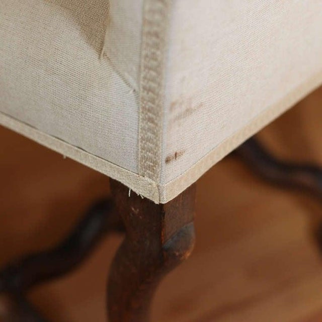 Upholstered Louis XIII Chairs, Century 1860 - A Pair For Sale In San Francisco - Image 6 of 8