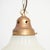 Glass Moonstone Pendant Light from Jefferson, 1940s For Sale - Image 4 of 8
