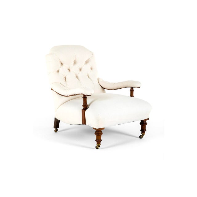 Victorian English Open Armchair by Cornelius V Smith For Sale - Image 17 of 17