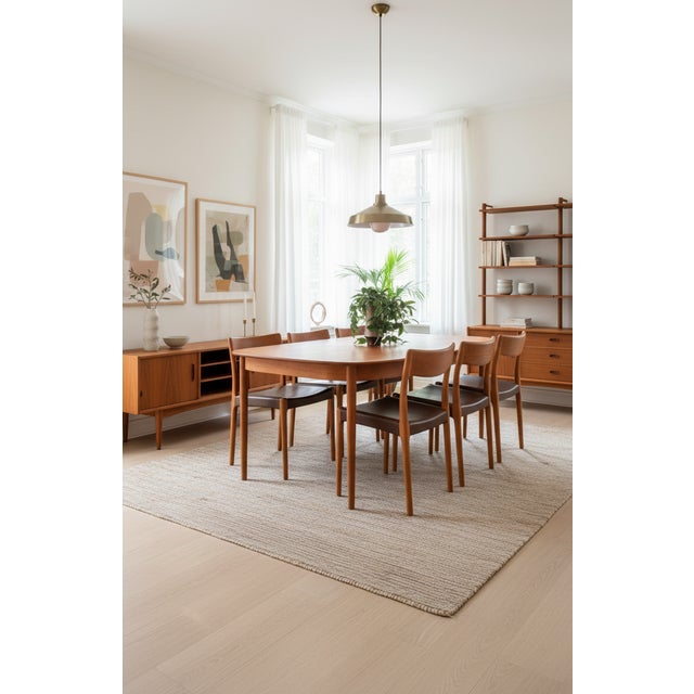 Danish Dining Chairs in Teak and Leather, 1960s, Set of 6 For Sale - Image 6 of 18
