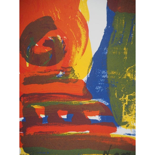 Bengt Lindström, Portrait of the Ancestor, Original Lithograph For Sale - Image 4 of 7