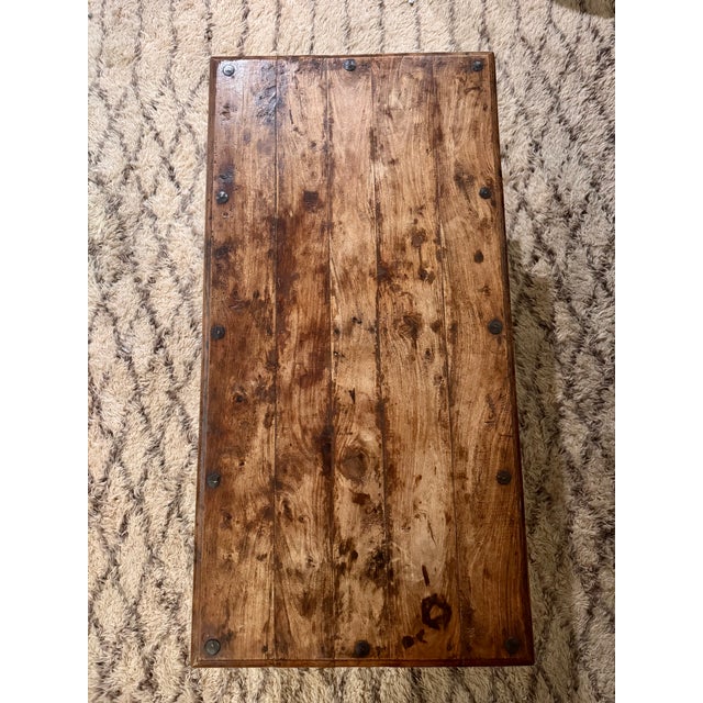 My grandparents had an eye for the real thing. This substantial coffee table came home with them from their mid-20th...