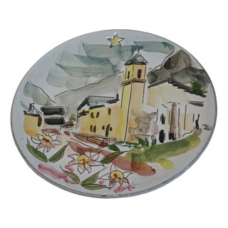 Vallauris Ceramic Plate by Camos, 1960s For Sale