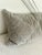 Gray Bella Notte and Linen Long Lumber Pillow in Sterling For Sale - Image 8 of 12