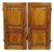 Antique French Country Louis XV Style Carved Walnut Cabinet Doors - A Pair For Sale