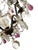 Vintage French Blown Amethist and Clear Crystal Chandelier, 1920s For Sale - Image 12 of 18