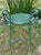 Vintage Aluminum Garden Stool in Classic Green For Sale - Image 4 of 5