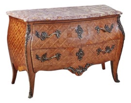 Example of Antique Bronze Finish Dressers and Chests of Drawers