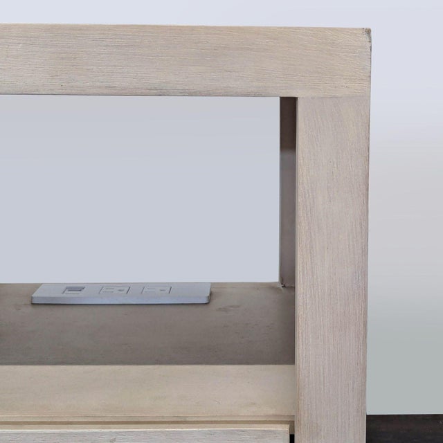 Pottery Barn Cayman Charging Nightstand For Sale - Image 9 of 10