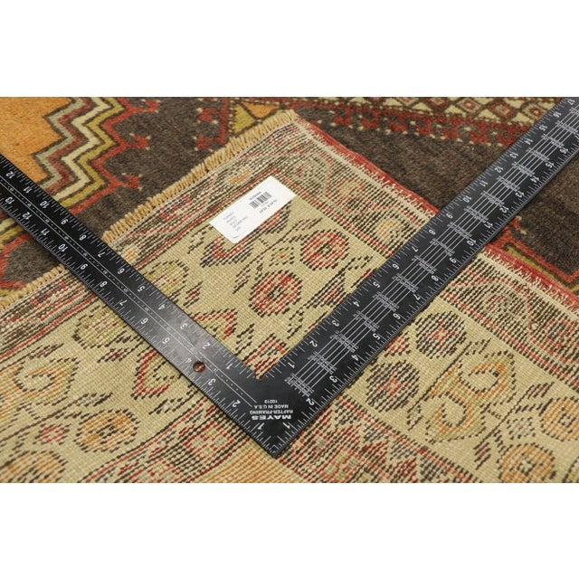 Mid 20th Century Vintage Turkish Oushak Rug - 04'00 X 06'10 For Sale - Image 5 of 8