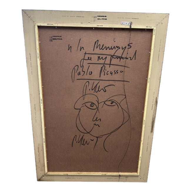 Abstract "In Memory for My Friend Pablo Picasso", Peter Keil For Sale - Image 3 of 3