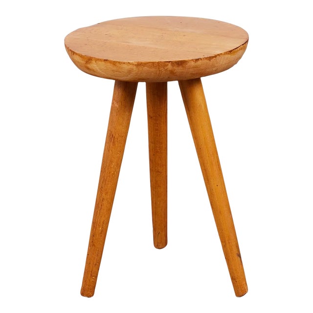 Oak Tripod Milking Stool For Sale