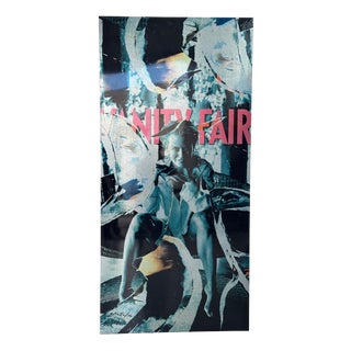Vanity Fair Panel by Mimmo Rotella for Zero Disegno, 1990s For Sale