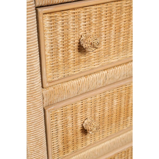 Lexington Henry Link Wicker Double Dresser For Sale - Image 9 of 18