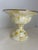 Farmhouse Mackenzie-Childs Parchment Check Enamel Pedestal For Sale - Image 3 of 5