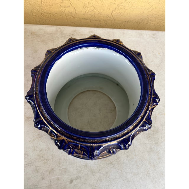 Ceramic Antique Royal Vienna Porcelain Plinths /Jardinere /Pedestal For Sale - Image 7 of 8