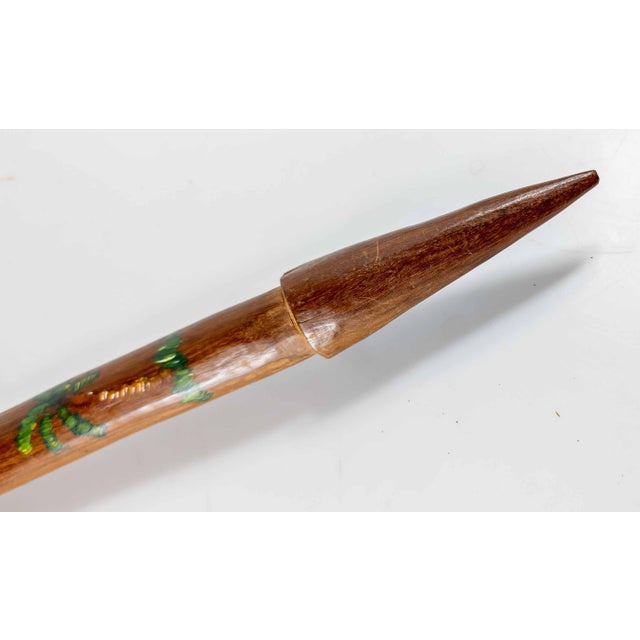 Mid-Century Wwii Era Pacific Solomon Islands Tribal Dance Paddle Club For Sale - Image 13 of 15