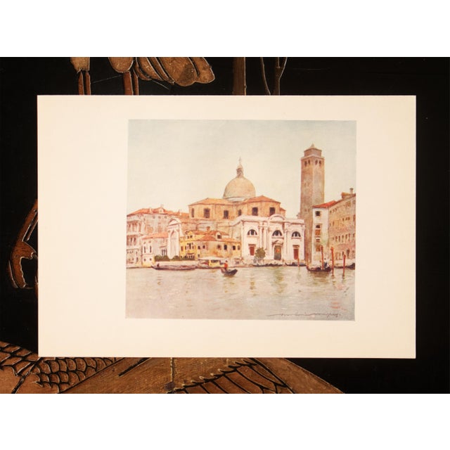1912 Mortimer Menpes "Venice. At Chioggia", Original Full-Color Print For Sale - Image 4 of 6