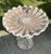 Oh my goodness!! This is an outstanding vintage concrete birdbath with three seahorses that are connected by their dorsal...