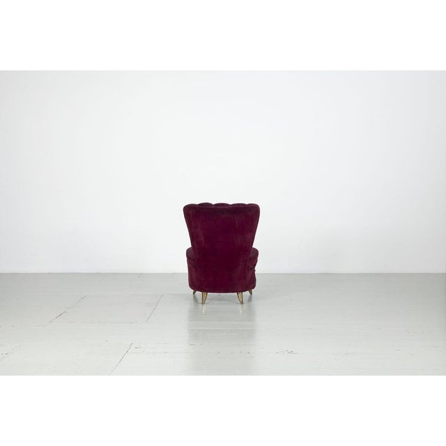 Metal Sofa and Armchairs attributed to Isa Bergamo, 1950s, Set of 5 For Sale - Image 7 of 18