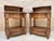 Mid 20th Century Spanish Wood Nightstands, Set of 2 For Sale - Image 4 of 18