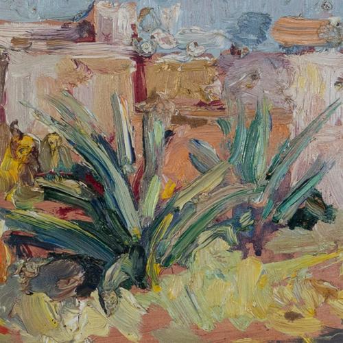 1950s Spanish Artist, Impressionist Colourist Landscapes, Oil Paintings, Set of 2 For Sale - Image 5 of 13