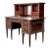 Vintage Louis XVI Double Pedestal Writing Desk For Sale