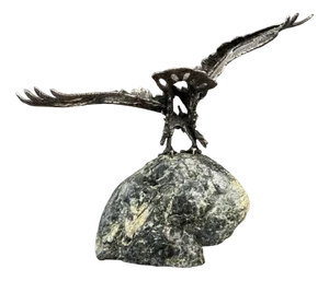 Miguel Moreno, Eagle Sculpture, 1980s, Sterling Silver