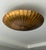 Handmade Brass Flush Mount Ceiling Light, Raw Brass Scalloped Fixture for Bedroom, Hallway & Living Room For Sale - Image 14 of 14