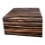 1990s Zebrawood-Style Decorative Box For Sale