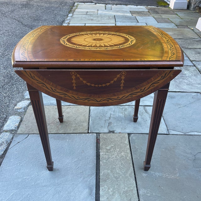 1990s Decorative Crafts Side Table For Sale - Image 13 of 13